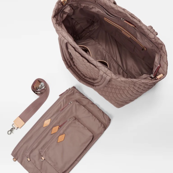 MZ Wallace Metro Deluxe Tote-NWT Mauve Color - Picture 2 of 3
